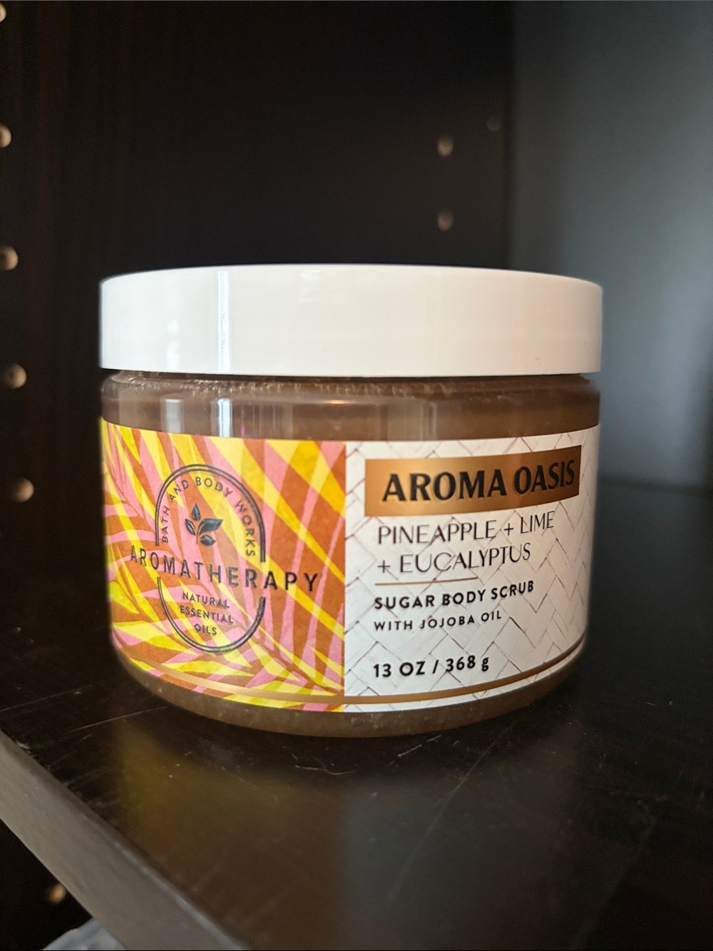 Bath & Body Works Aroma Oasis Pineapple + Lime Sugar Body Scrub - Brown